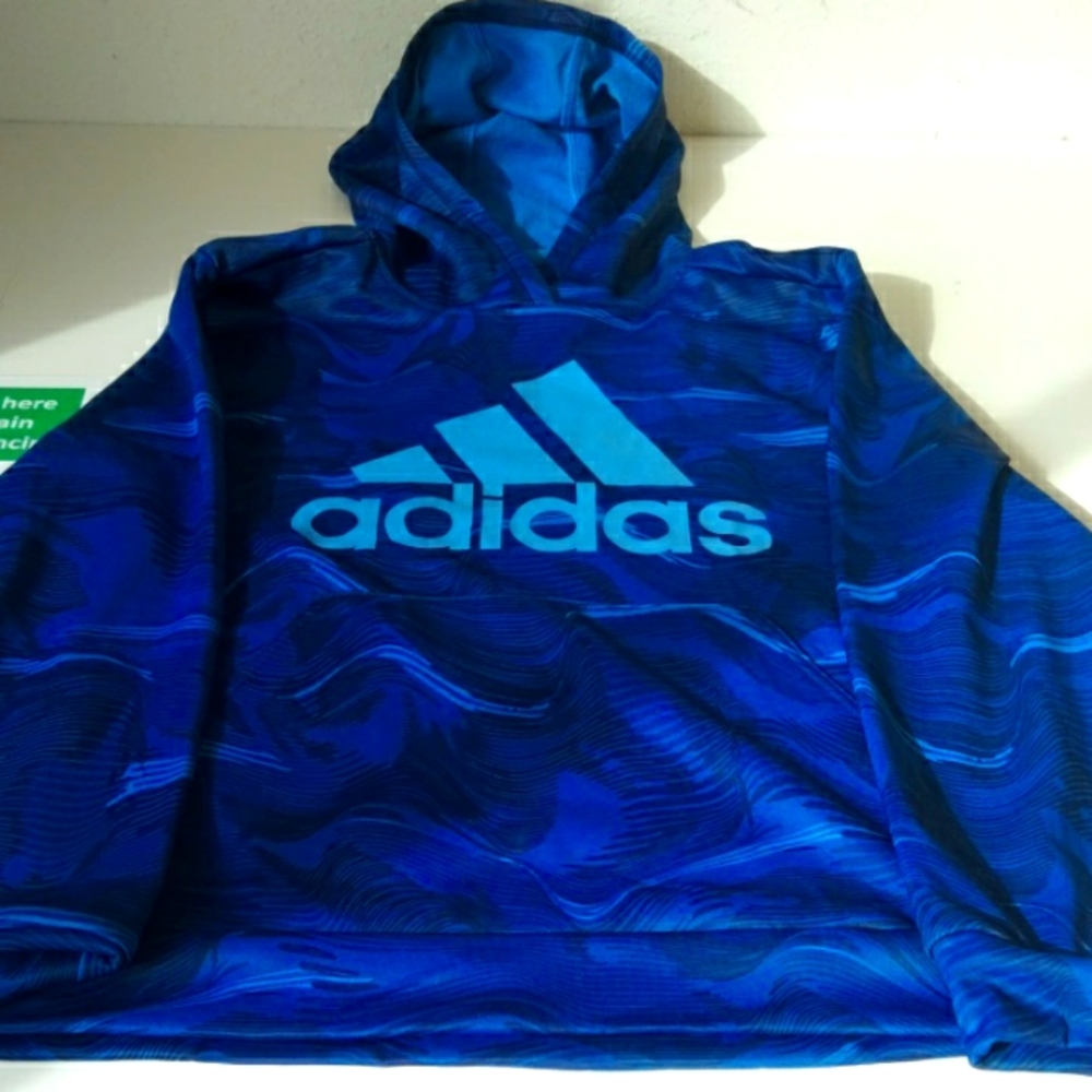 Adidas hoodie,Xtra large, blue